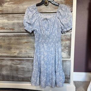 Light Blue Floral Dress